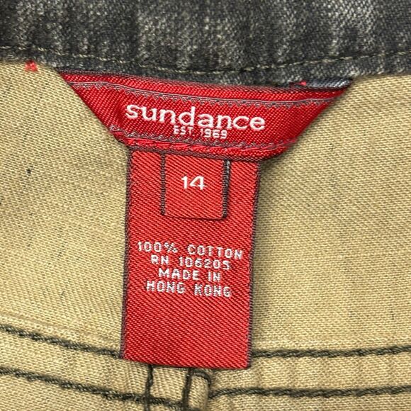 Sundance Women Utility Wide Leg Jeans Size 14 Gray Denim D046 -1 - Picture 10 of 16